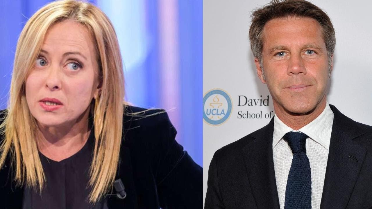 Meloni, sono ammirato  Mi dicono che     Il vip che la incorona