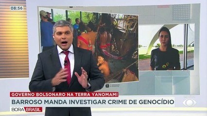 Barroso manda investigar crime de genocídio na terra Yanomami 31/01/2023 09:56:34
