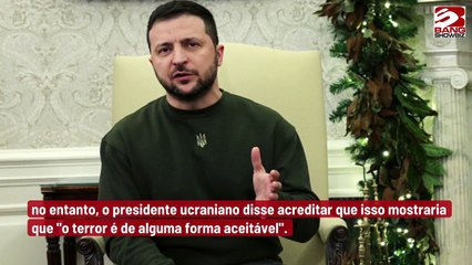 Zelensky pede que Rússia seja vetada das Olimpíadas de 2024