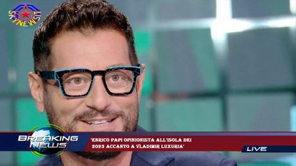 'Enrico Papi opinionista all'Isola dei  2023 accanto a Vladimir Luxuria'
