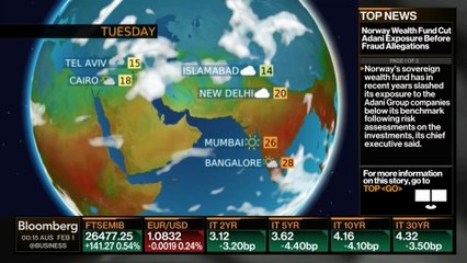 Bloomberg Weather - 31 Jan. 2023