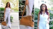 Tina Dutta White Jumpsuit Look में दिखाई दिए Brown HandBag की कीमत जानकर चौंक जायेंगे आप | Boldsky