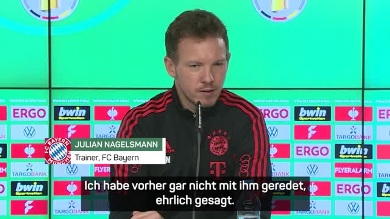 Nagelsmann: Cancelo-Transfer „sehr spontan“
