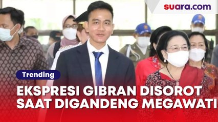 Ekspresi Gibran Digandeng Megawati Disorot: Gak Cuma Gubernur, Bisa Aja Nyalon Presiden
