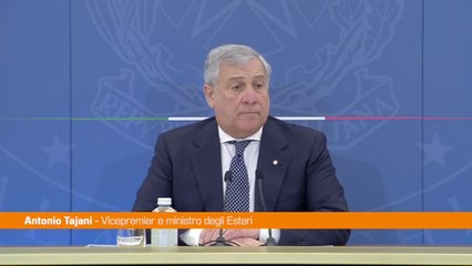 Tajani "Non scendiamo a patti con chi usa la violenza"