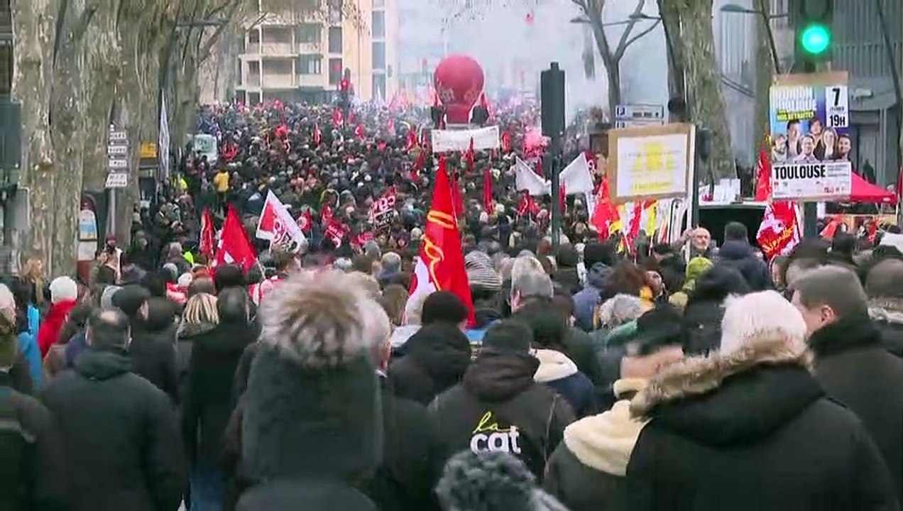 Zweiter großer Protesttag gegen Rentenreform in Frankreich