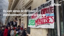Réforme des retraites : quelques dizaines de lycéens bloquent le lycée Turgot à Paris