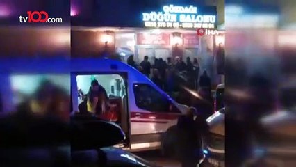 Düğün salonu savaş alanına döndü!
