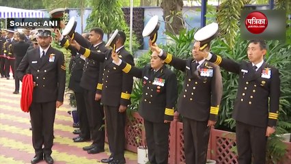 इंडियन कोस्ट गार्ड के चीफ को कैसे दी जाती है विदाई? देखें वीडियो