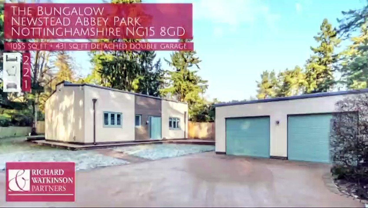 Newstead Abbey Park bungalow for sale video Dailymotion
