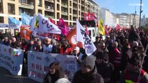 Nueva jornada de paros y movilizaciones en Francia contra la reforma de las pensiones