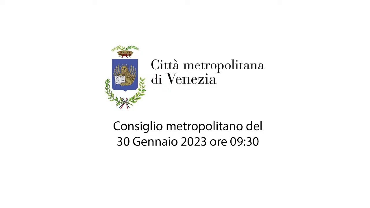 Consiglio metropolitano del giorno 30-01-2023 ore 9.30