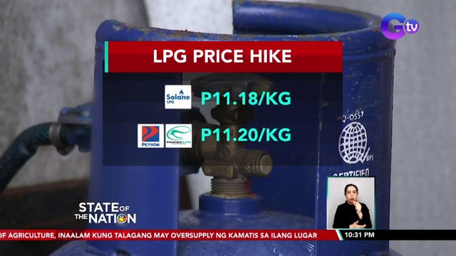 LPG price hike, epekto ng muling pagluluwag ng COVID restrictions ng China, ayon sa DOE-OIMB | SONA