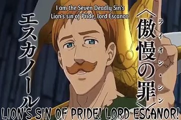 Escanor the power of the Sun - Escanor being Escanor
