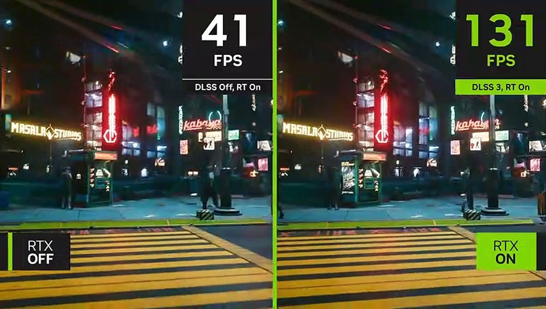 Cyberpunk 2077   4K NVIDIA DLSS 3 Comparativa