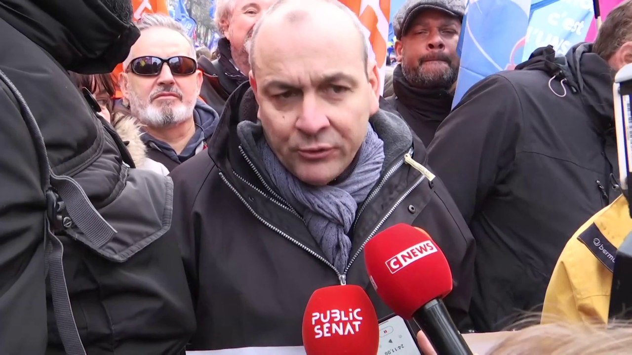 Retraites : "Le gouvernement ne peut pas rester sourd", affirme Laurent Berger (CFDT)