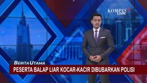 Pelaku Balap Liar di Lampung Kocar-kacir Dibubarkan Polisi, 45 Sepeda Motor Diamankan!