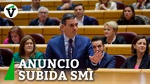 Sánchez utiliza el cara a cara con Feijóo para anunciar una subida del SMI del 8%