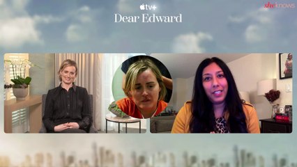 Taylor Schilling Talks "Dear Edward", Working with Connie Britton & Why She's Drawn to Characters Who Are Downward-Spiraling
