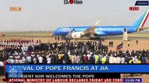 Pope Francis arrives in South Sudan