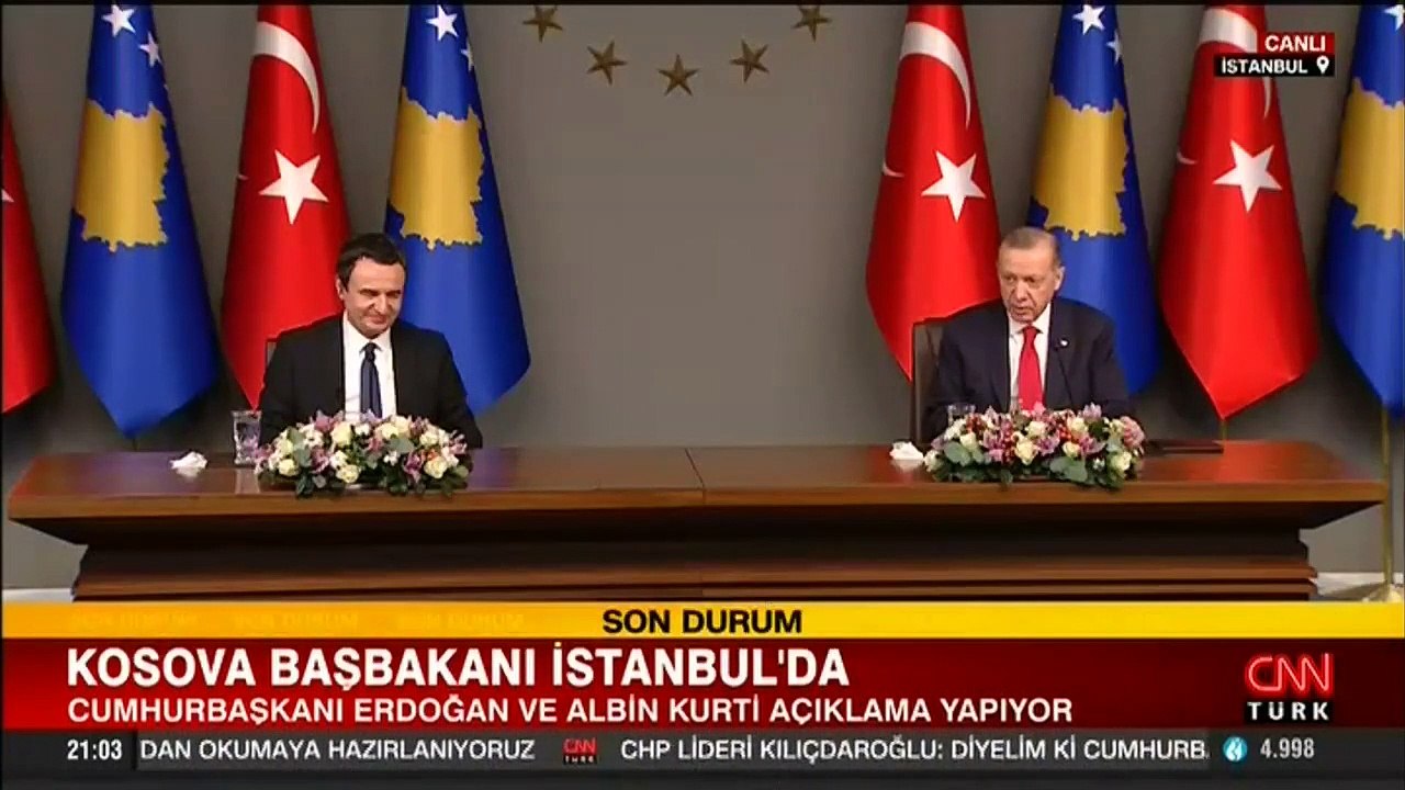 SON DAKİKA HABERİ: Kosova Başbakanı İstanbul'da! Cumhurbaşkanı Erdoğan: Türkiye, Kosova'yı tanıyan ikinci ülkedir