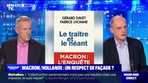 D'après Fabrice Lhomme, la relation entre Emmanuel Macron et François Hollande est 