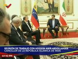 Pdte. Nicolás Maduro sostiene reunión de trabajo con Hossein Amir-Abdollahian, canciller de Irán