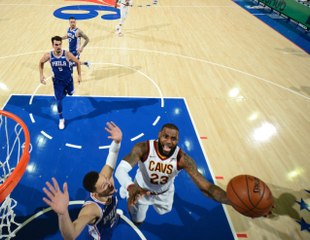 Great LeBron James left-handed finishes in the regular season