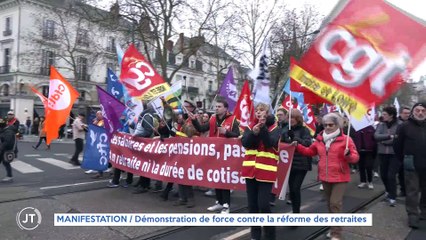 Le Journal - 31/01/2023 - MANIFESTATION / Démonstration de force contre la réforme des retraites