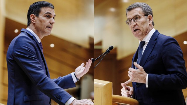 Cara a cara Sánchez y Feijóo en el Senado: Su discurso rezuma populismo, menos mal que España ya no le cree·