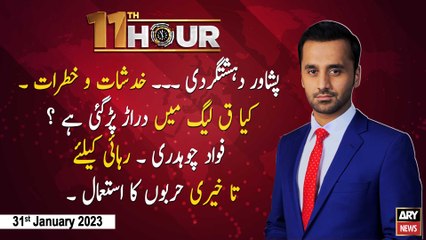 11th Hour | Waseem Badami | ARY News | 31st January 2023