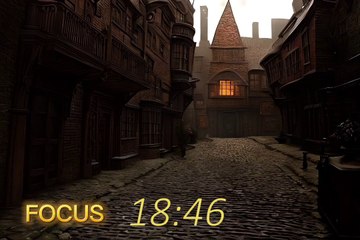 25/5 Harry Potter Pomodoro Session: Ambient Hogwarts Study Music With Pomodoro Timer