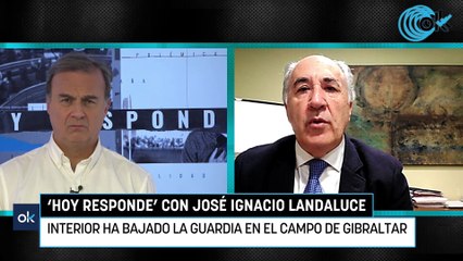José I. Landaluce: «Marlaska ha abandonado a policías y guardias civiles en el Campo de Gibraltar»