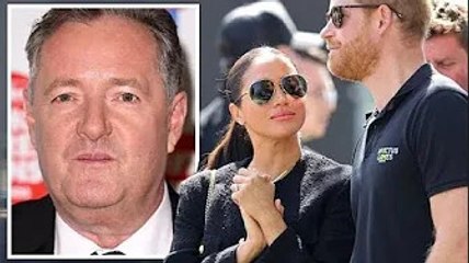 Download Video: Meghan Markle et le prince Harry n'entreront pas en guerre avec Piers Morgan dans une nouvelle inter