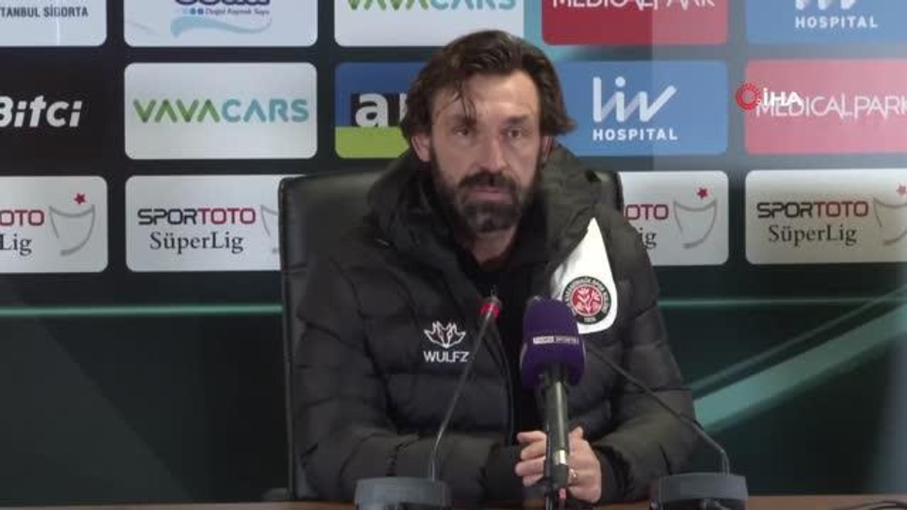 Andrea Pirlo: "Amacımız 3 puan almaktı"