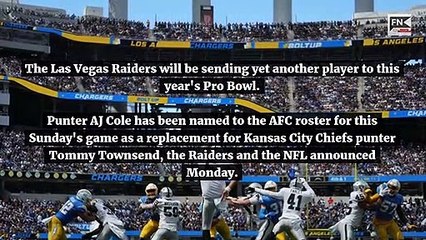 Raiders Punter AJ Cole Selected to 2023 Pro Bowl