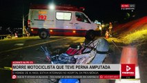 Morre motociclista que teve perna amputada após acidente na PR-170