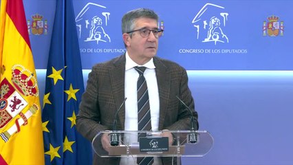 Patxi López y Pablo Echenique analizan la situación de la Ley Mordaza