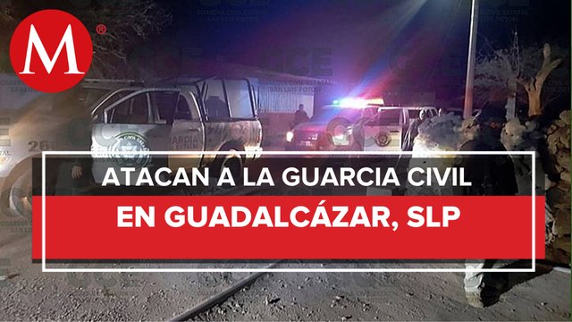 En San Luis Potosí, presuntos delincuentes atacan a elementos de la Guardia Civil