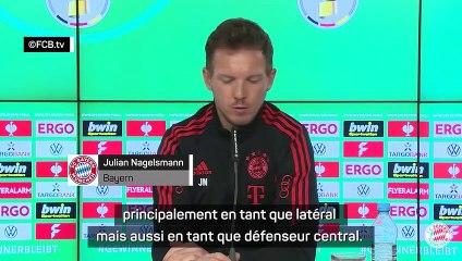Bayern - Nagelsmann compte sur Pavard et Upamecano