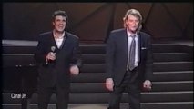 Johnny Hallyday et Julien Clerc 