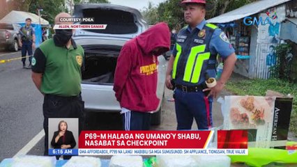 P69-M halaga ng umano'y shabu, nasabat sa checkpoint | UB