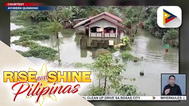 Ilang mga brgy. sa Naujan, Oriental Mindoro, lubog sa baha dahil sa walang-tigil na pag-ulan