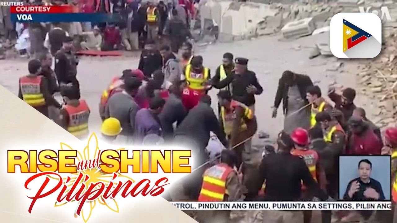Bilang ng nasawi sa pagsabog sa isang mosque sa Pakistan, umakyat na sa 100