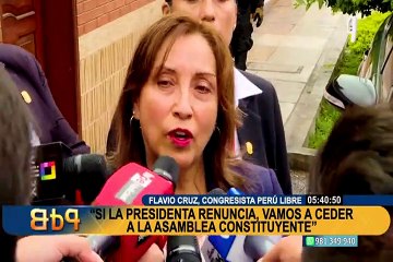 Flavio Cruz: "Si la presidenta renuncia, adiós a la Asamblea Constituyente"