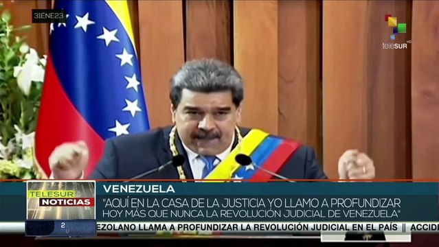 Presidente Nicolás Maduro llama a profundizar la revolución judicial en Venezuela