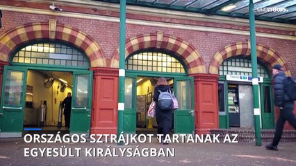 Országos sztrájkot tartanak szerdán az Egyesült Királyságban