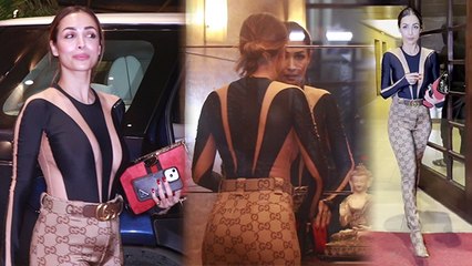 Malaika Arora Black Bodysuit में Stunning Look Viral,Sister Amrita की Birthday Party में बिखेरे जलवे
