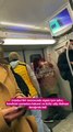 Metroda sigara içti, kendisini uyaranlara hakaret etti