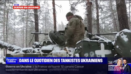 Guerre en Ukraine: dans le quotidien des tankistes sur le front